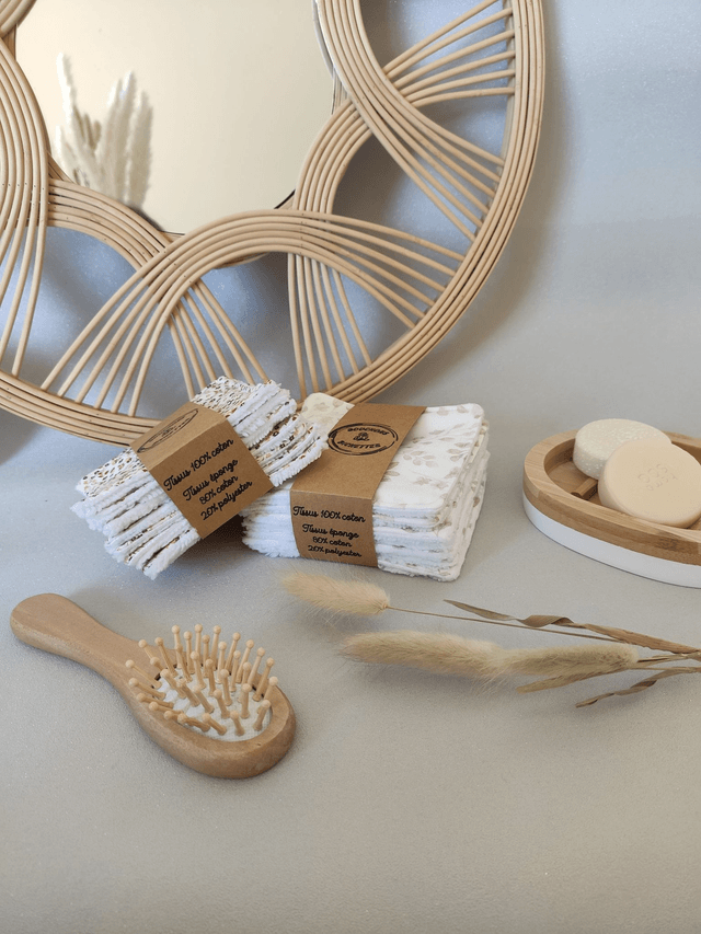 Les lingettes et leur panière
